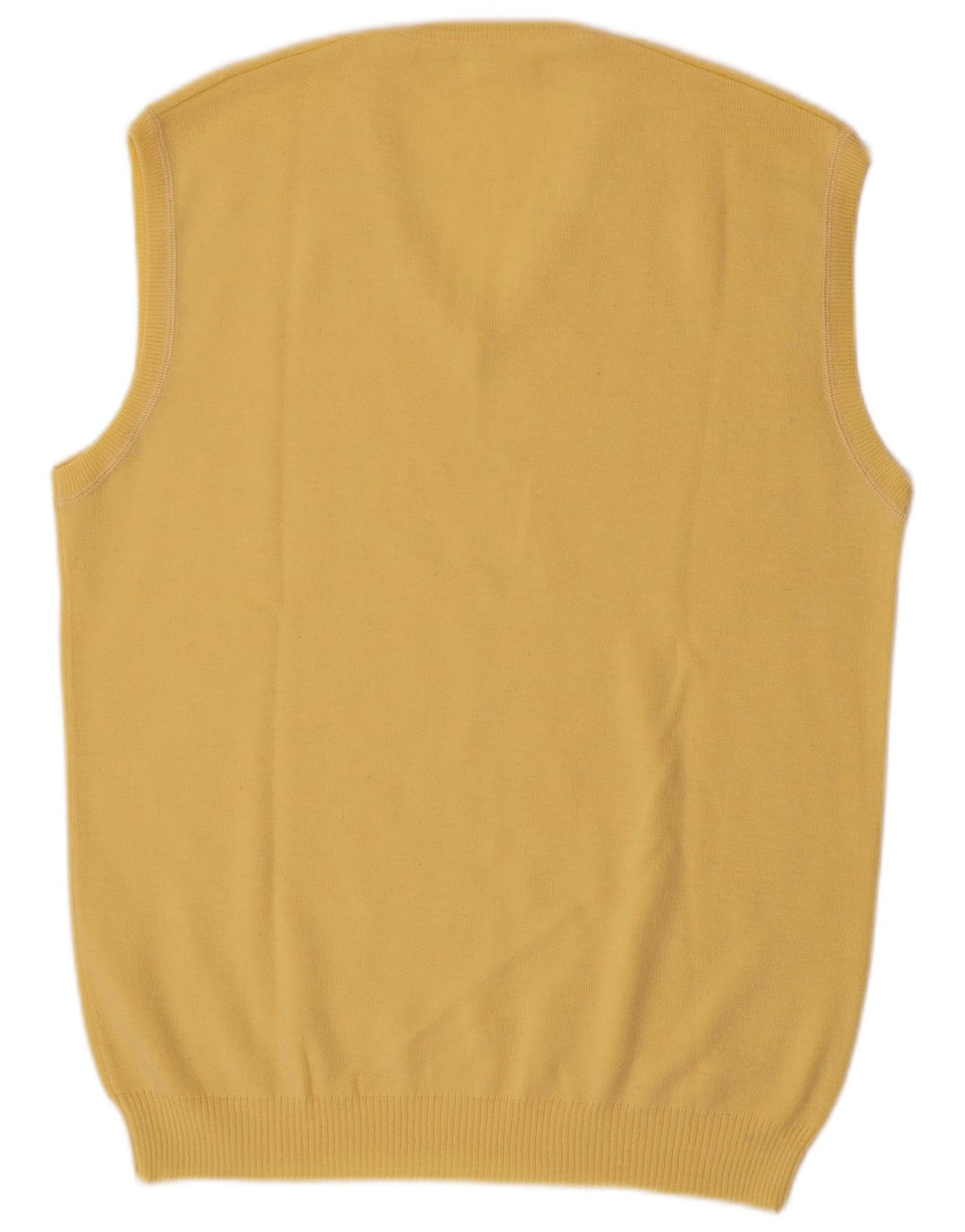 Vestă Vintage pentru bărbați Tank Top Galben mediu
