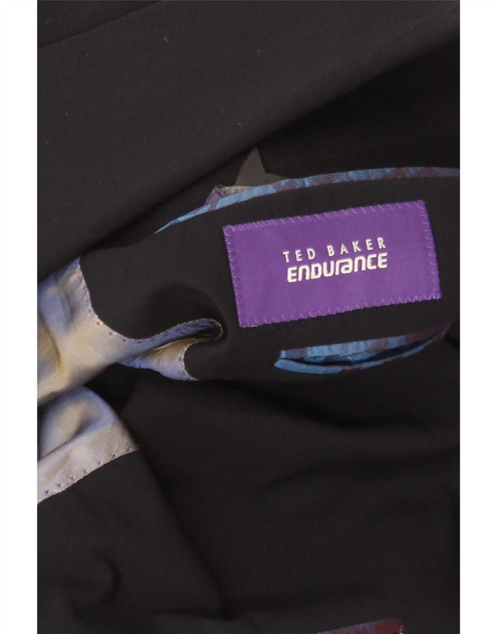 Jachetă pentru bărbați Ted Baker cu 2 nasturi, UK 38, bleumarin mediu
