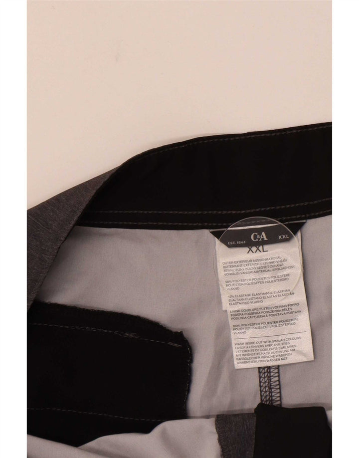 Pantaloni scurți de înot grafic pentru bărbați C&A 2XL poliester gri