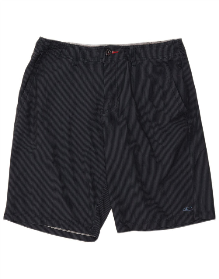 Pantaloni scurți chino pentru bărbați O'Neill W34, mari, bleumarin, poliester cu dungi