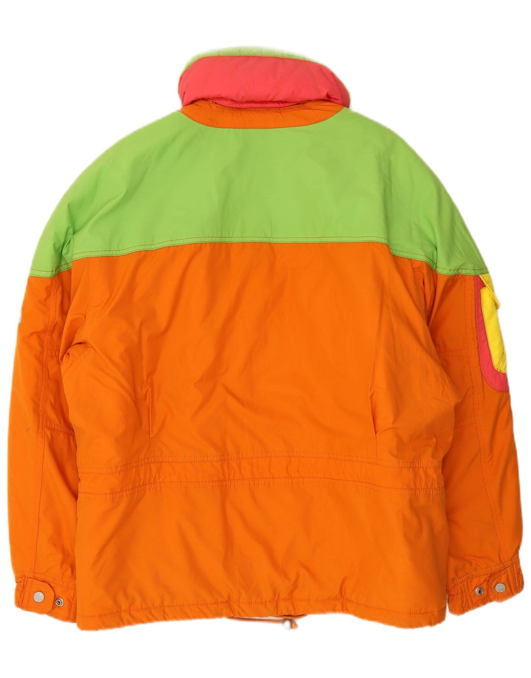 Jachetă de schi supradimensionată cu glugă pentru femei Ellesse IT 42 Medium Orange Colorblock