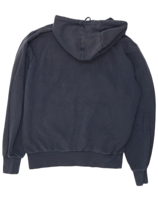 Pulover cu glugă pentru femei ELLESSE UK 18 XL bumbac bleumarin