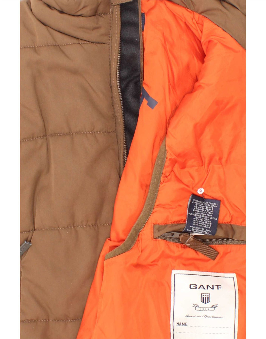 Gilet Captusit Gant Baieti 7-8 Ani Poliester Maro Mediu