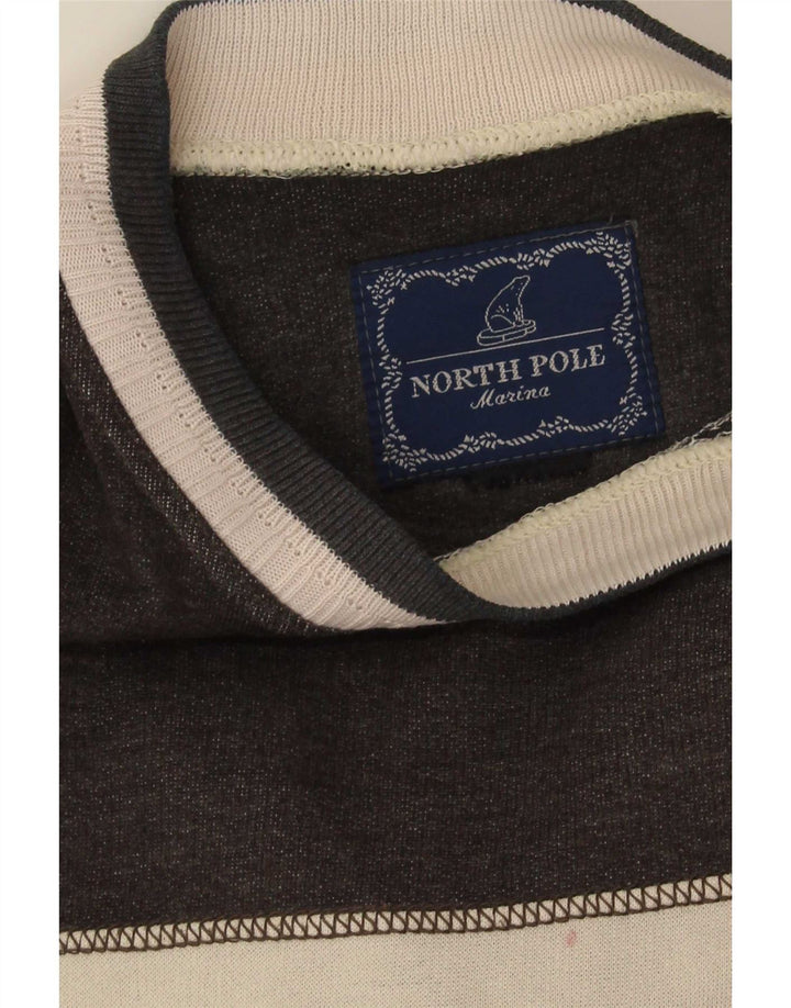 Hanorac grafic pentru bărbați North Pole Pulover Medium Gri Colorblock
