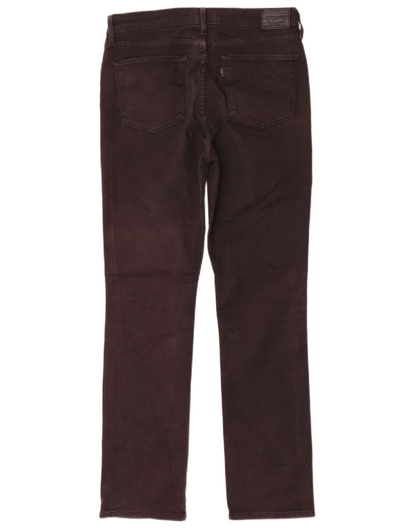 Blugi drepti cu talie mare Levi's 724, bumbac negru, W31 L30
