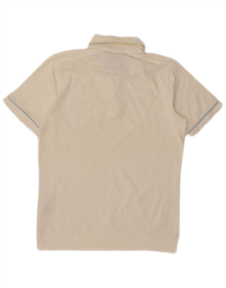 Tricou polo Puma pentru bărbați, bumbac alb mic