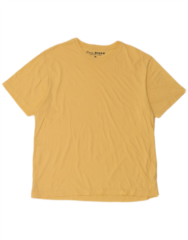 Tricou pentru bărbați Eddie Bauer Top din bumbac galben mediu