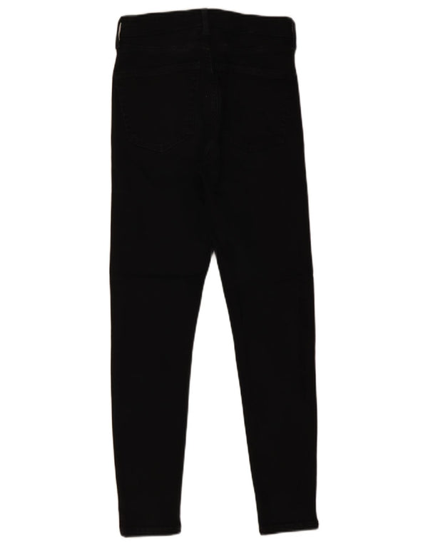Topshop blugi skinny pentru femei W28 L26 bumbac negru