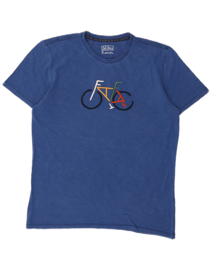 Tricou grafic pentru bărbați Fat Face Top Bumbac albastru mediu