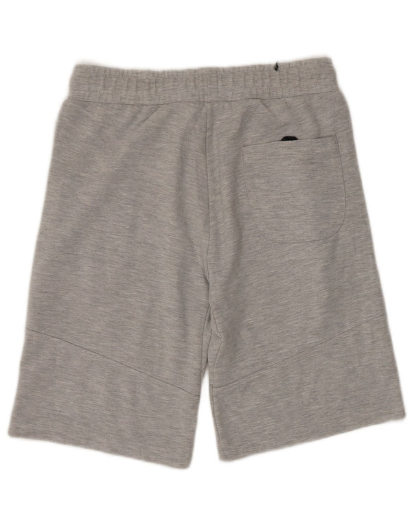 Pantaloni scurți sport pentru bărbați Zara, gri mediu, poliester pătat