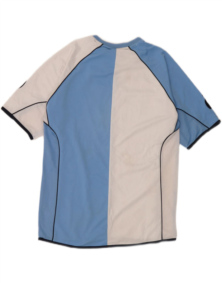 Tricou grafic Asics pentru bărbați Top Mediu Albastru Poliester Bloc de culoare