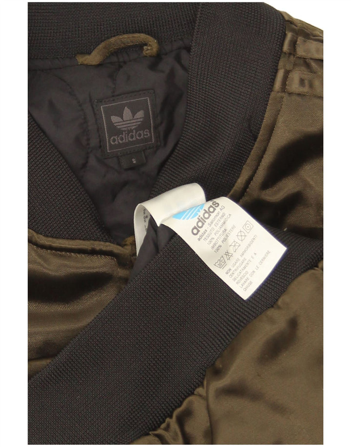 Jachetă Varsity pentru bărbați Adidas UK 36 Small Kaki Poliamidă
