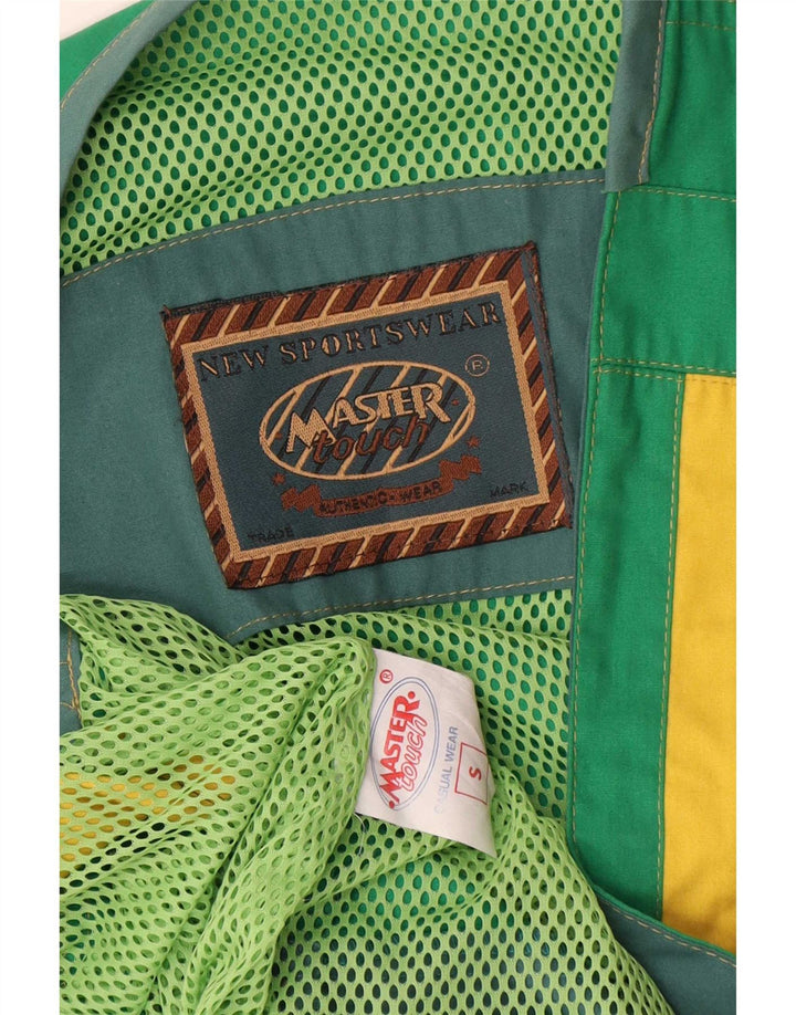 Gilet pentru bărbați Master UK 40, mare, verde, color block, bumbac