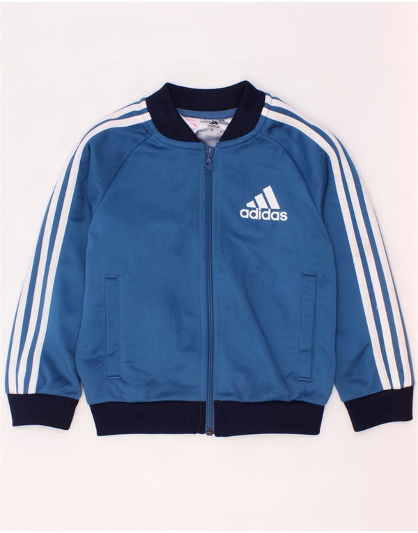 Adidas Baby Boys Graphic Trening Top Jachetă 18-24 luni Albastru Colorblock