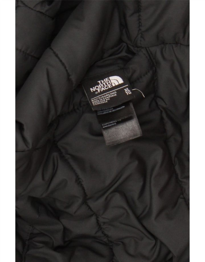 Jachetă căptușită reversibilă cu glugă The North Face pentru băieți 14-15 ani XL negru