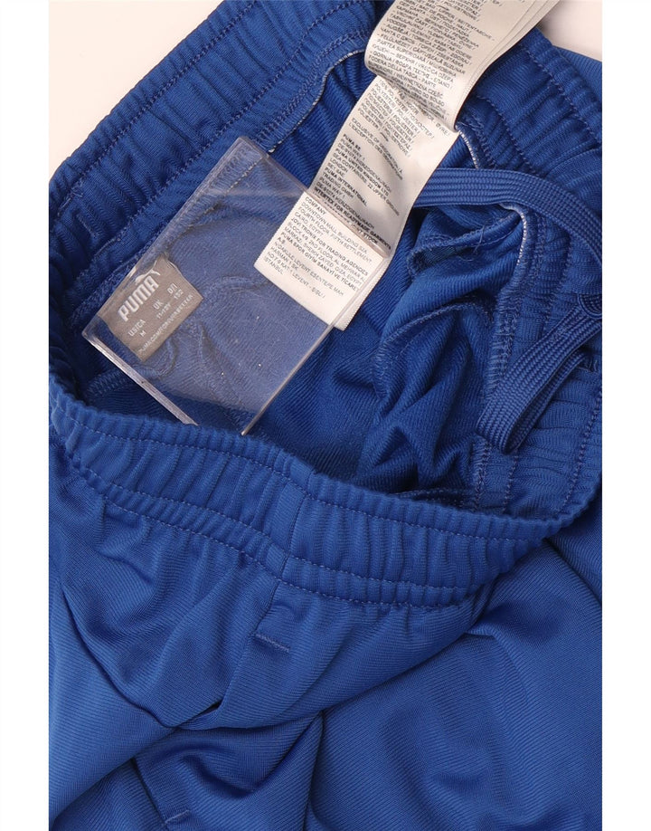 Pantaloni de trening Puma pentru baieti 11-12 ani poliester albastru