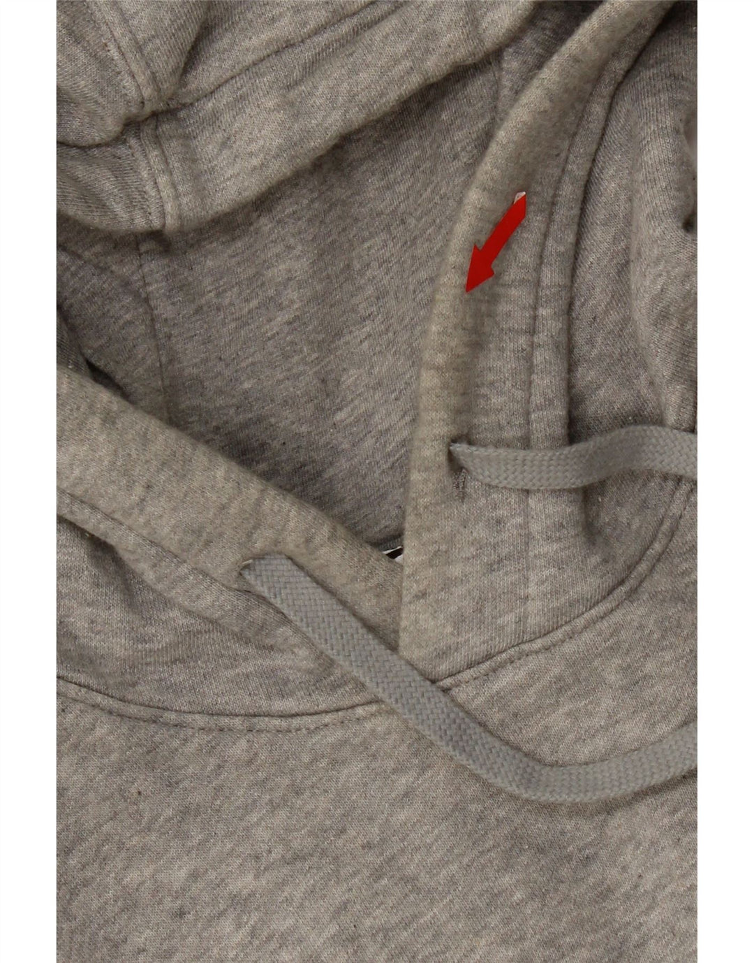 Pulover Nike pentru bărbați cu capota cu grafică, din bumbac cu pete, gri mediu
