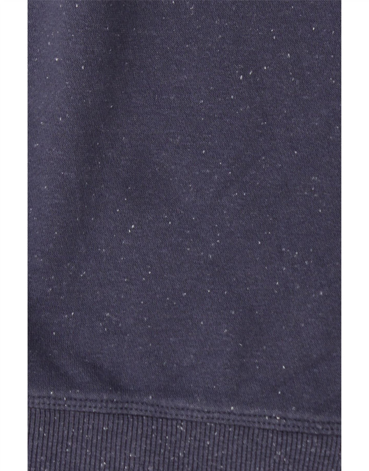 UNDER ARMOUR Mens Hoodie Jumper Small Navy Blue Flecked Vintage Under Armour and Second-Hand Under Armour from Messina Hembry 