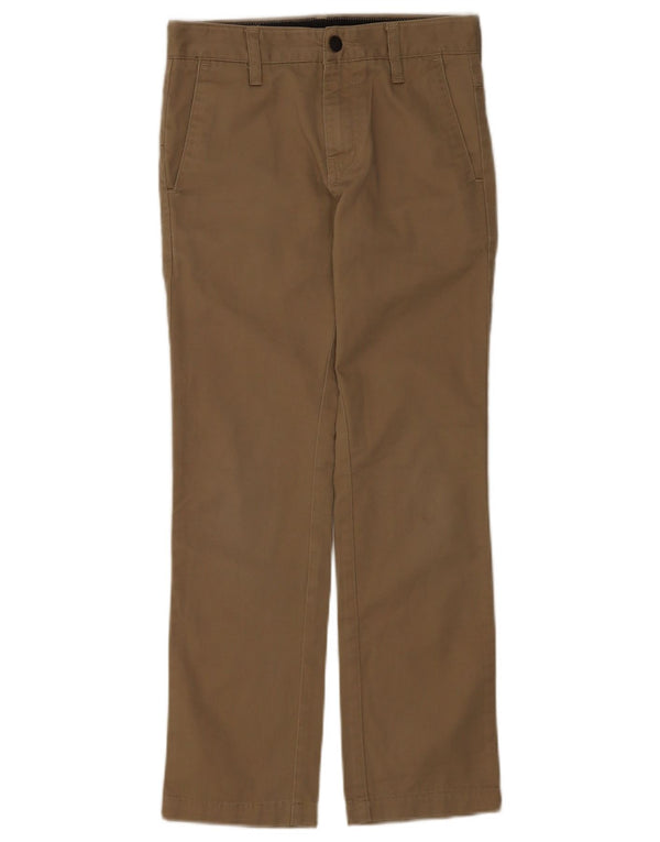 Pantaloni chino drepti pentru băieți Volcom 9-10 ani W25 L26 bej bumbac