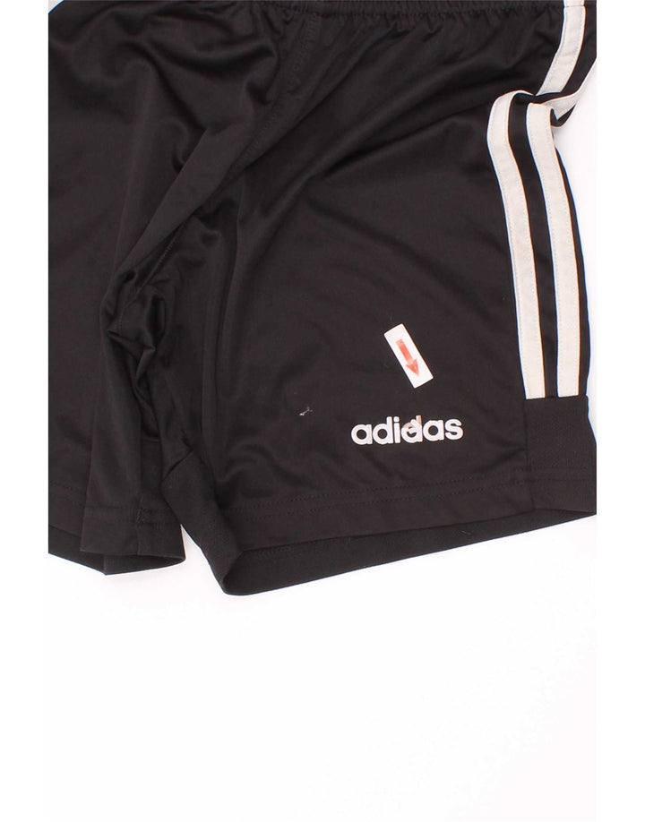 Pantaloni scurți sport pentru băieți Adidas 9-10 ani poliester negru