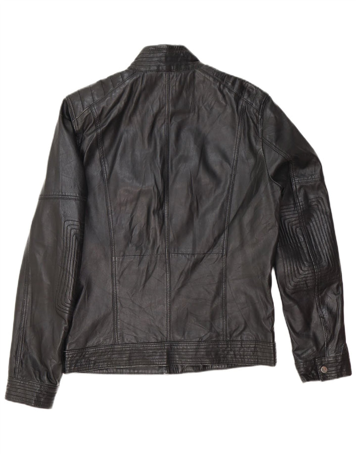 Jachetă Biker din piele pentru femei Conbipel IT 46, mare, neagră