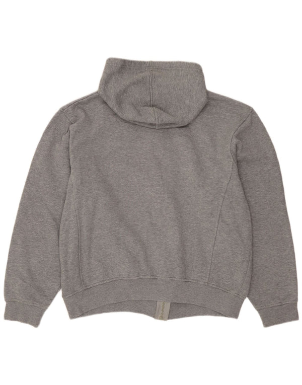 Pulover FILA pentru femei, cu grafic supradimensionat, cu fermoar, bumbac gri UK 20 2XL