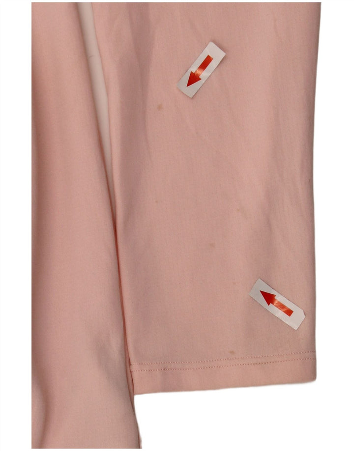Top de trening Nike pentru femei, supradimensionat, cu grafic, cu fermoar, cu gât, roz