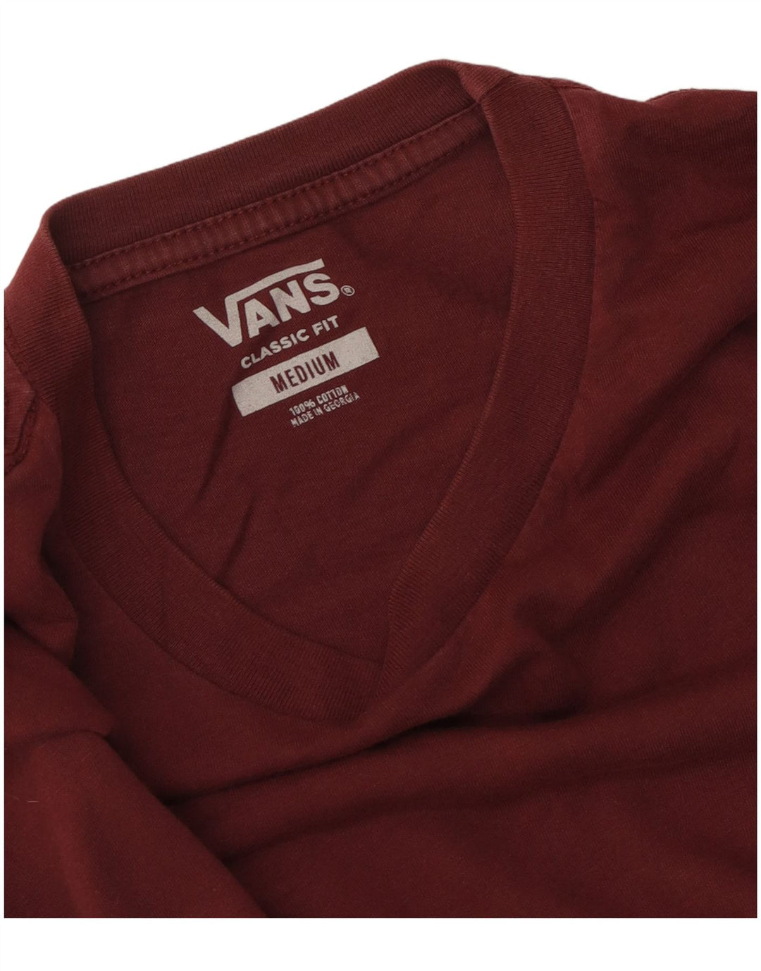 Tricou Vans Classic Fit pentru bărbați Top din bumbac maro mediu