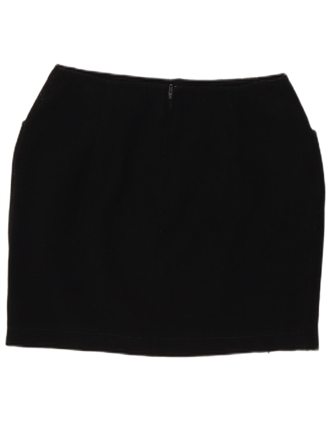 Fusta mini pentru femei Marella UK 10 Small W26 Lână neagră