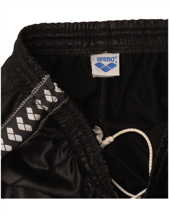 Pantaloni de trening grafic pentru bărbați Arena Medium Black