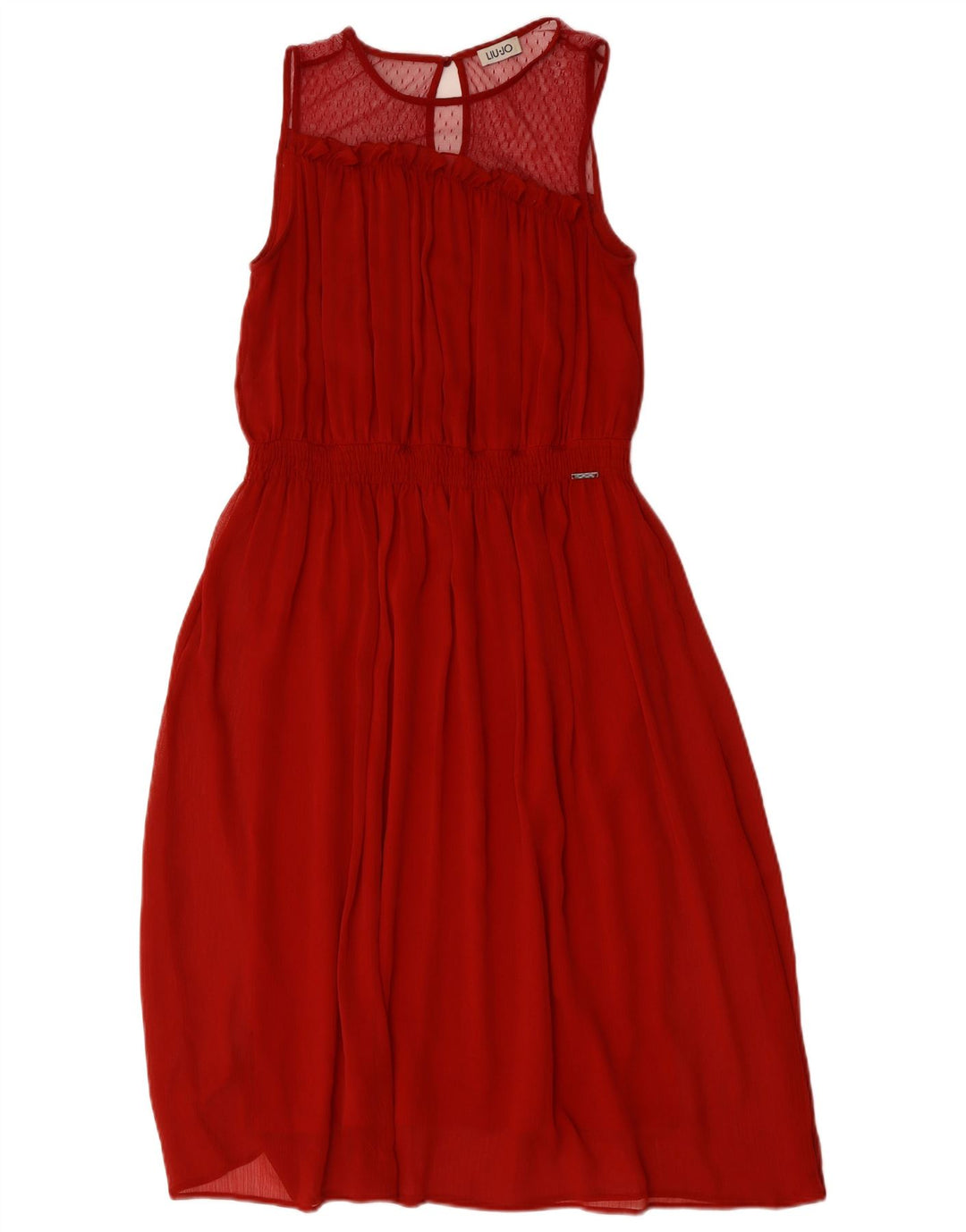 Rochie maxi fără mâneci pentru femei LIU JO UK 12 Medium Red