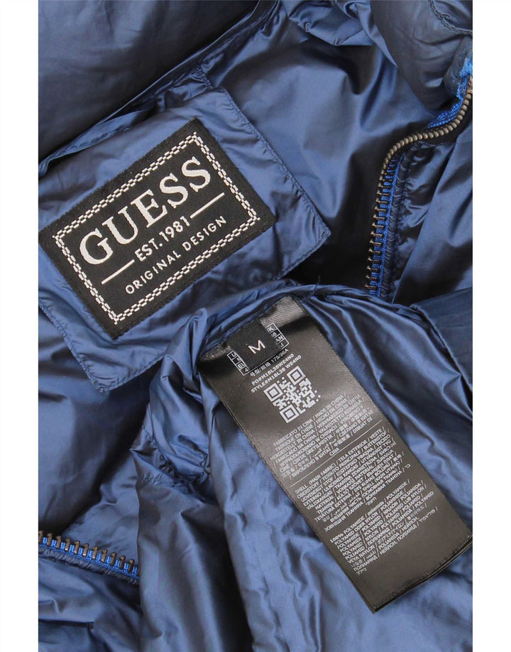 Jachetă căptușită Guess pentru bărbați UK 38 Medium Bleumarin Poliamidă