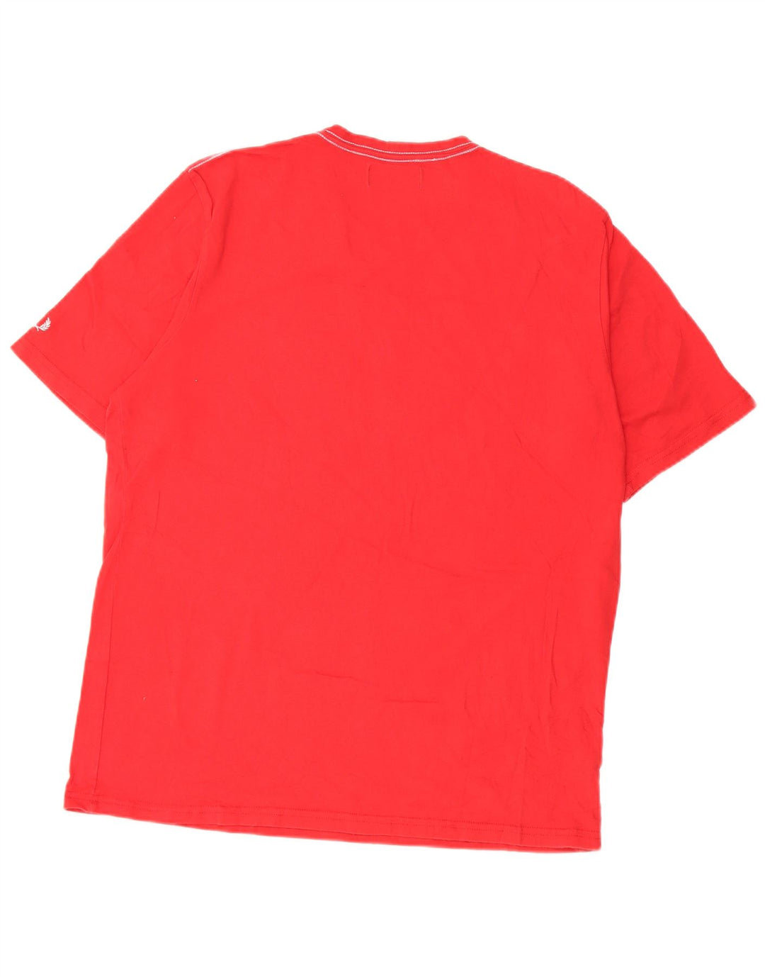 Tricou grafic Fred Perry pentru bărbați Top mare bumbac roșu
