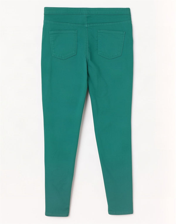 Blugi jegging pentru femei Marks & Spencer UK 16 mare L34 L27 bumbac verde