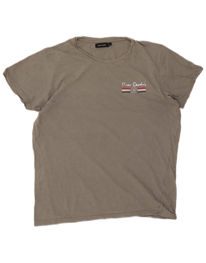 Tricou grafic pentru bărbați Pierre Cardin Top mare gri