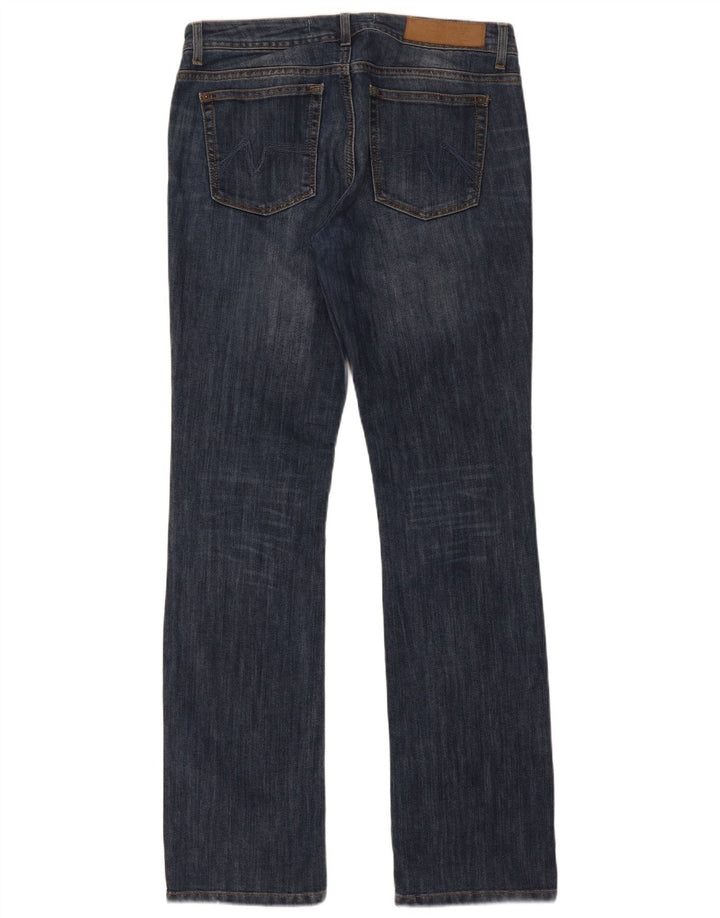 Blugi Zara Femei Bootcut EU 42 Large W32 L32 Bleumarin Bumbac