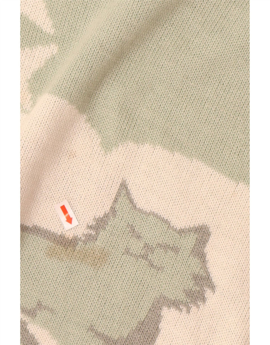 VINTAGE Pulover cu gât țestoasă pentru femei UK 16 Animal Print mare verde