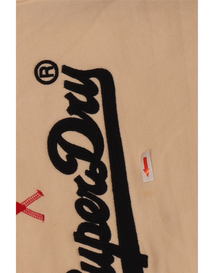 Pulover Superdry pentru damă UK 12 Medium Off White Colorblock