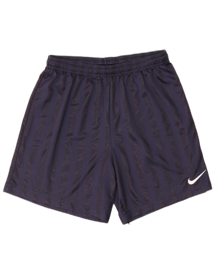 Pantaloni scurți sport Nike pentru bărbați, mari, bleumarin, cu dungi