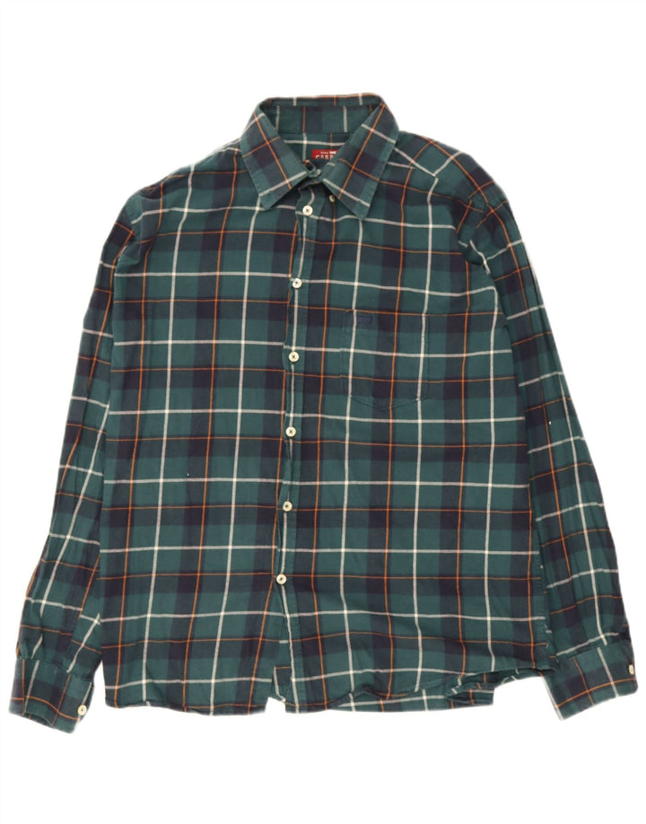 Cămașă de flanel pentru bărbați Carrera, XL, verde, din bumbac