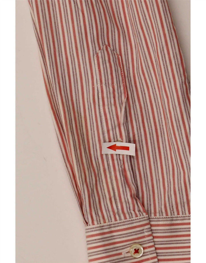 Cămașă Jack Wills pentru bărbați, bumbac cu dungi roșii mici