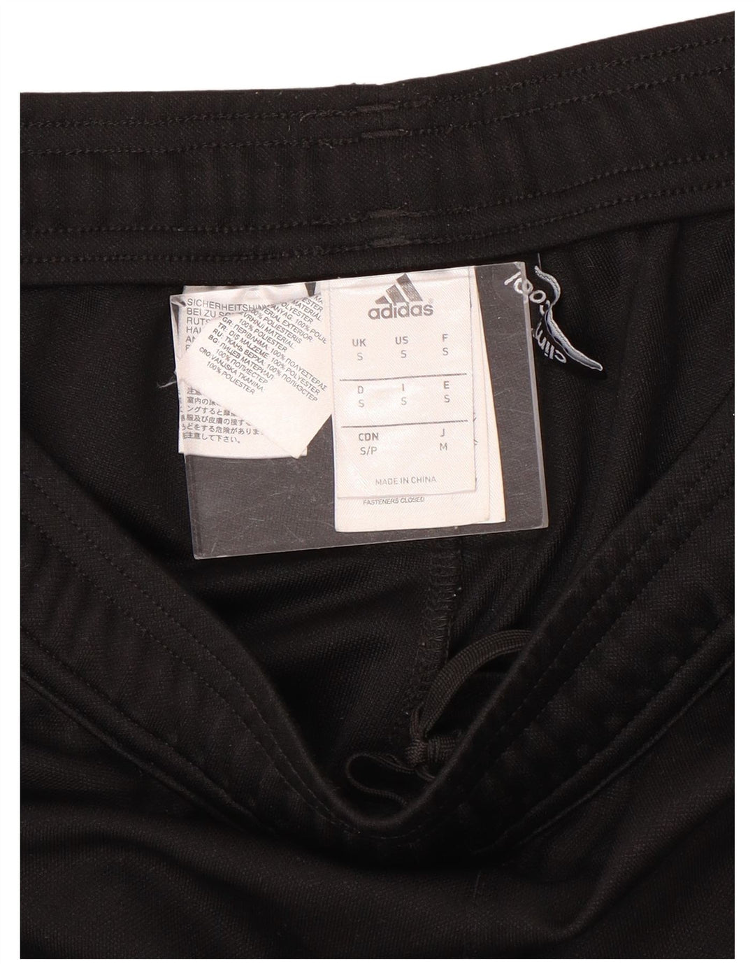 Pantaloni de trening Adidas Climacool pentru bărbați, poliester negru mic