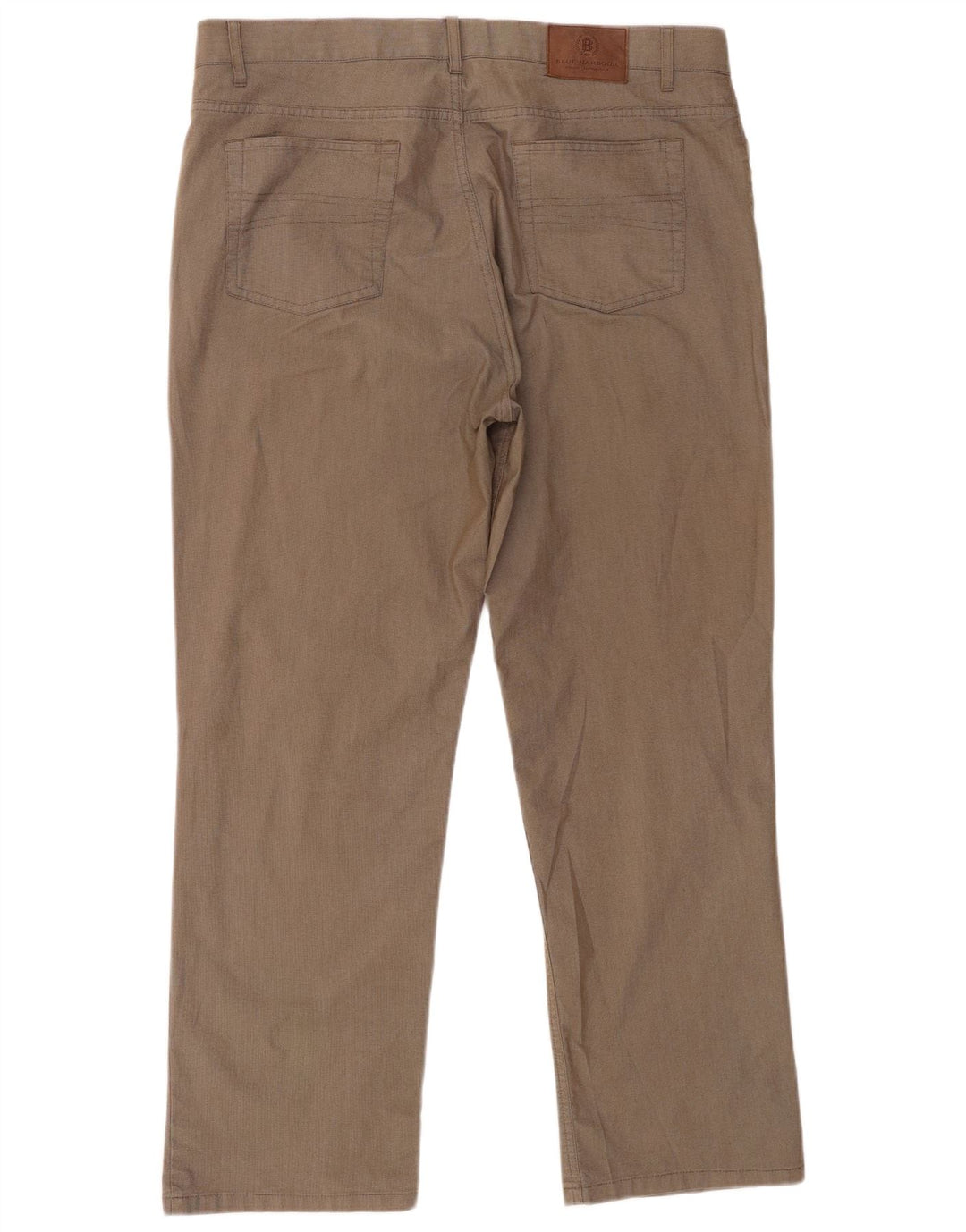 Pantaloni chino pentru bărbați Marks & Spencer Blue Harbour W38 L29 Brown Check