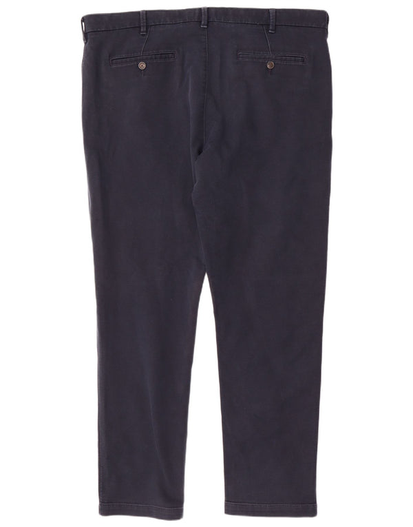 Pantaloni chino subțiri pentru bărbați Marks & Spencer L42 L33 Bumbac bleumarin