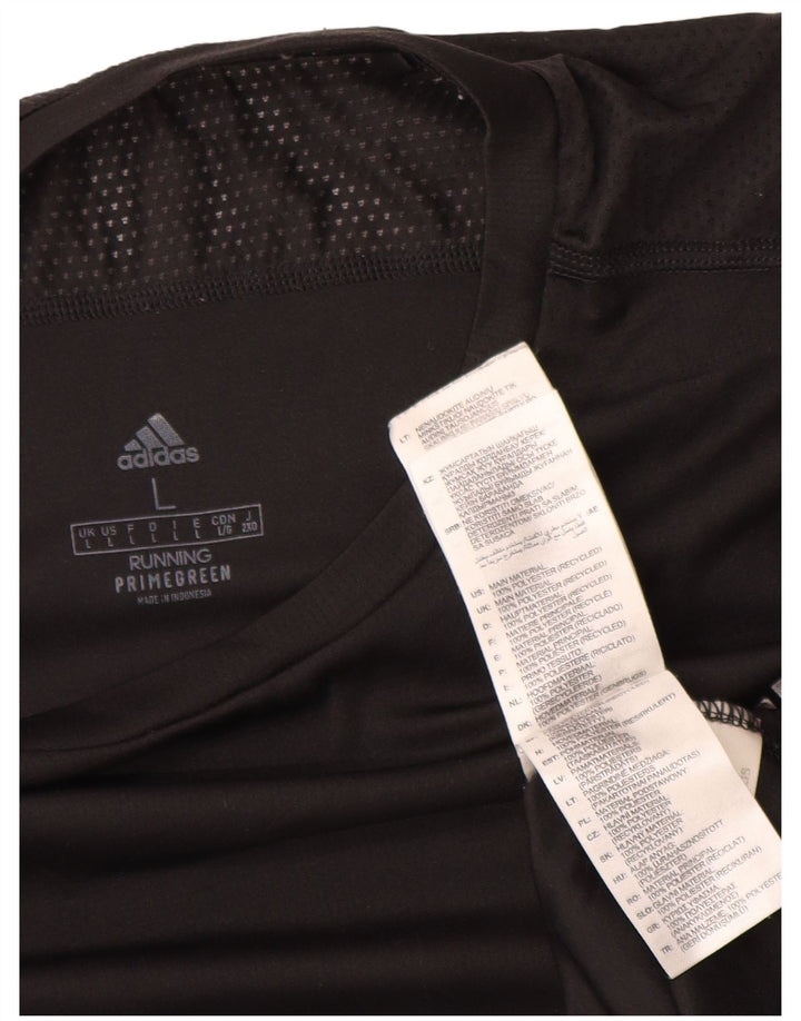 Tricou bărbați ADIDAS Top mare poliester negru