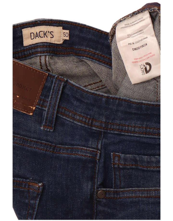 DACK'S Blugi drepti pentru bărbați IT 50 Large W34 L31 Bumbac bleumarin