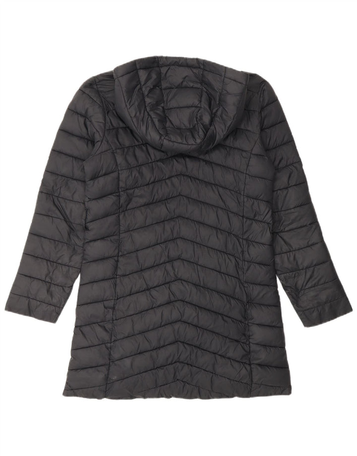 Palton căptușit cu glugă pentru fete Marks & Spencer 10-11 ani poliamidă neagră