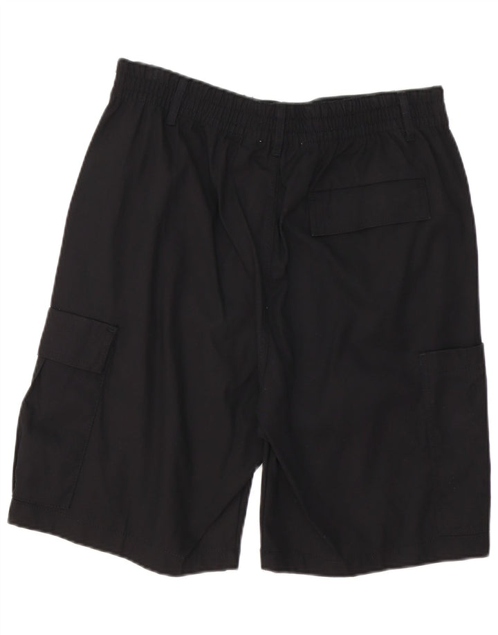 Pantaloni scurți cargo pentru bărbați Zara EU 42 Large W32 Bumbac negru