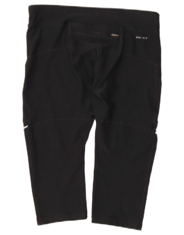Leggings Capri Nike pentru femei UK 14 Medium Black Sports