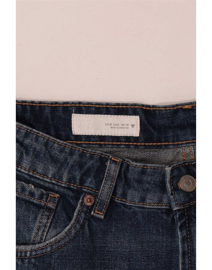 Pantaloni scurți din denim pentru femei Zara EU 40 Medium W30 Albastru